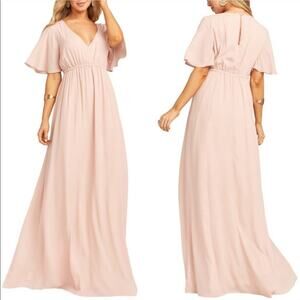SMYM Emily Maxi Dress in Dusty Blush, size 1X